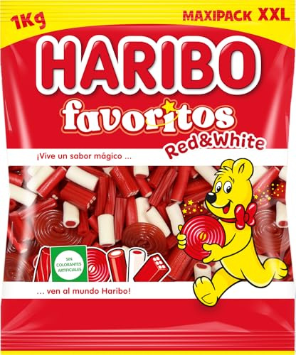 HARIBO 0008006 RedWhite Favourites, 1 Kg