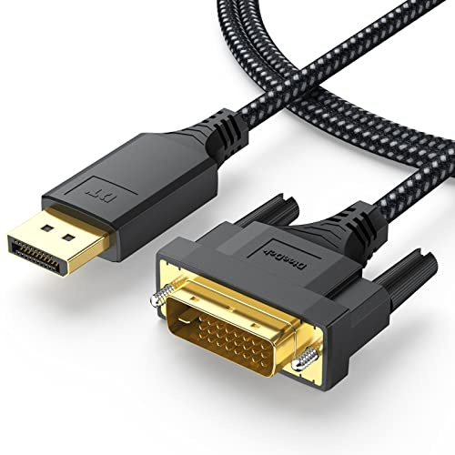 DisplayPort to DVI Cable, 3ft DP Display Port to DVI Cable Male to Male