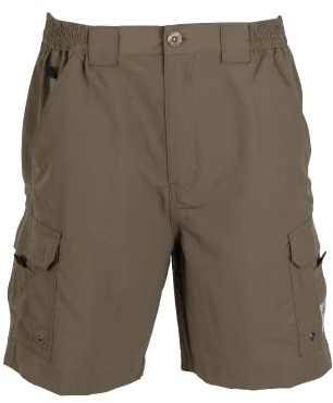 Bimini Bay Outfitters LTD Boca Grande II Men's Fishing Short Featuring BloodGuard (40, Olive)