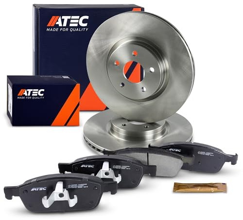 ATEC GERMANY Juego de frenos eje delantero incl. discos de freno Ø 320 mm ventilados + pastillas de freno delanteras FORD FOCUS Mk3, KUGA Mk2 (DM2), TOURNEO CONNECT V408, TRANSIT CONNECT V408