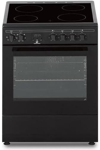 Cuisiniere vitrocéramique CONTINENTAL EDISON CECV60FCB - 4 feux - L58,8 xP61 xH83 cm - Noir