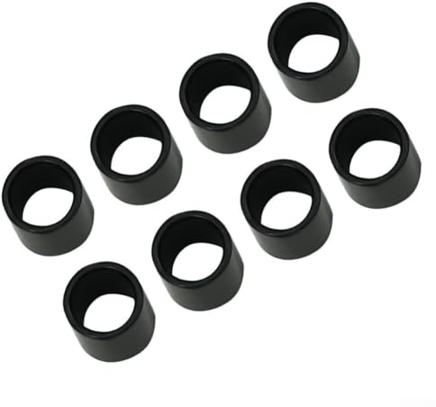 Separadores de eje de aleación para patinetas, scooters, patines en línea, 10 mm de longitud x 8 mm de diámetro interior (8 unidades)