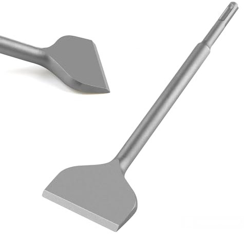 Scalpello per Piastrelle con attacco SDS PLUS Scalpello a Spatola 75x250mm Scalpello Piatto inclinato a 15° Scalpello Largo per Trapano Martelli