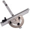 ＡＷＨＡＯ Goniometro per Da Tavolo, Guida per in Alluminio, Piastra Angolare, Righello, Goniometro per Troncatrice Ad Alta Precisione, Goniometro, 250MM