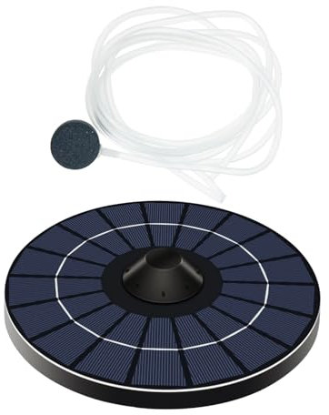 Happyyami 1set Pompa Ad Solare Galleggiante Per Piscine e Acquari Aeratore Efficiente Per Pesca e Giardinaggio Idroponico Leggera e Facile Da Trasportare Tecnologia Silenziosa Per Ambienti
