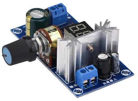 Fockety LM317 Digital Voltage Display Power Regulator Board för Elektroniska Projekt, Militär Klass