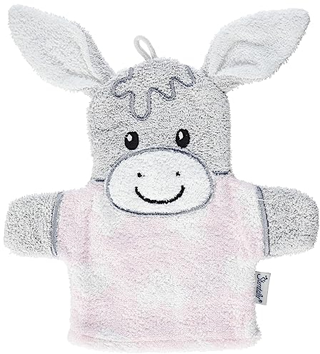 Sterntaler Spiel-Waschhandschuh Emmi Girl, Größe: 21 x 15 cm, Grau