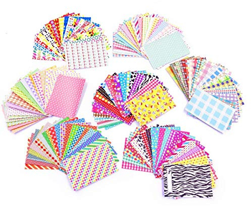 ZARRS Photo Cadres Bordures Autocollants,140 Feuilles Instantanée Autocollant Coloré Cadre Photo en Papier pour Fujifilm Instax Mini 8 7s 25 50 50 90 Polaroid Photo Décoration