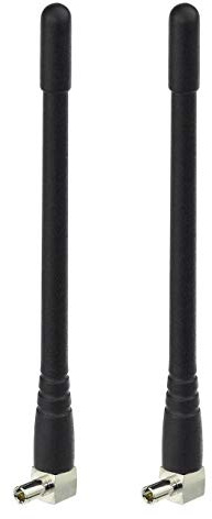 Bingfu 4G LTE Antenna 3dBi Mini External TS9 Antenna (2-Pack) Compatible with Verizon AT&T T-Mobile Sprint 4G LTE Mobile Hotspot MiFi Router Cellular Mobile Broadband Modem USB Modem Dongle Adapter