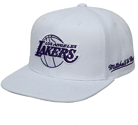 Mitchell & Ness NBA Christmas Day Snapback Cap Los Angeles Lakers White/Purple