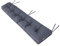 Bankauflage für Gartenbank, Polsterauflage, Sitzkissen, Bankkissen, Bankpolster mit 8 cm Dicke Polsterung, Auflage für Bänke, Made in EU - 120x40 cm - Marineblau