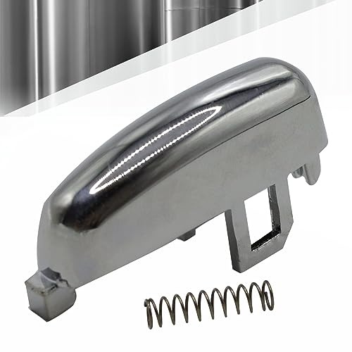 MCamooer Bouton de Frein à Main en Métal Chromé pour Opel Mokka 2012-2018 Crossland 2017-2020 avec Accessoires Opel Mokka à Ressort