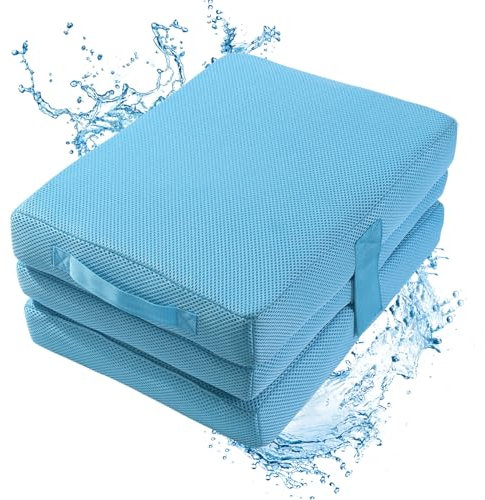 HOMBYS Asiento elevador de bañera de hidromasaje de altura ajustable para adultos, almohadas de tres capas para bañera de hidromasaje al aire libre, asiento de bañera de hidromasaje con ventosa