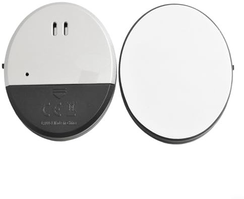 UTTASU Fenster-Vibrationsalarm, Sensor, Sirene, schlank, Fensteralarm, Glasbruchsicherheit, 130 dB, Sirene, Heim-Sicherheitssystem, einfache Installation, keine Verkabelung erforderlich, für Türen,