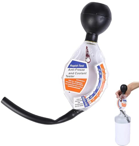 UIEXAY 1 Pezzo Tester Antigelo, Densimetro Antigelo, Misuratore Antigelo Auto Fino A -43°C