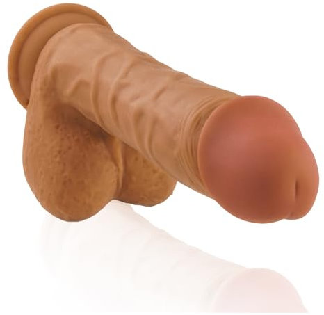 „DOUBLE LAYER XXL“ Realistischer DILDO - 26,0 cm, 24,0 cm oder 22,0 cm - PREMIUM SILIKON - Sex Spielzeug für die Frau - STARKER SAUGNAPF - Sex Spielzeug für die Paare und Diloschwanz für Frauen