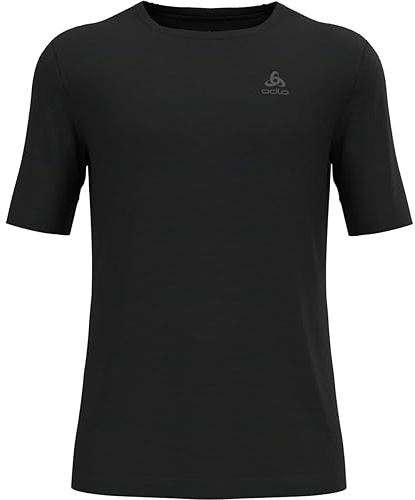 Odlo Thermounterwäsche Merino 200 Steel Grey meliert | Größe M | Merino Unterwäsche für Damen | Langarm-Thermoshirt