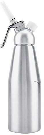 Nachukan Portable Aluminum 1000ml Whipped Cream Dispenser Maker Foamer for Desserts, Cappuccino, Latte Art, Home Baking, Cream Whipper Decorating Tool