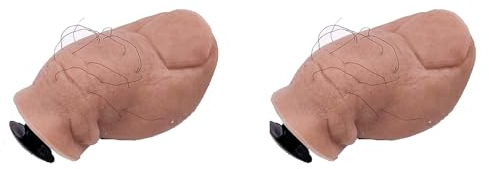 Schuh Charms Für Crocs - Zubehör Sticker, Lustige Zehen, Fake Toe Clog Schuhe Für Frauen Und Karneval, Halloween (2PCS Behaart)