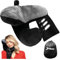 JPillow Travel Pillow for Airplanes – A Little Bulky, Expensive, and Takes a Couple of Minutes to Master, but Supports Your Head and Neck in Genuine Luxury – British Invention of the Year (Black)