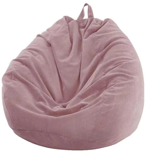 Highdi Sitzsack für Erwachsene, Rosa Sitzsack Outdoor (Keine Füllung), Abnehmbarer Sitzsäcke, Für den Innen- oder Außenbereich Lazy Gaming Bean Bag Chair(85 x 110 cm)