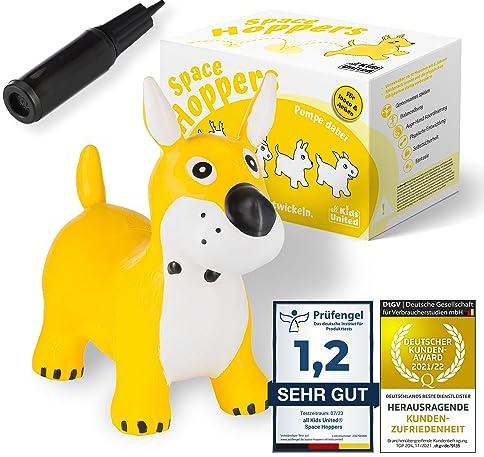 all Kids United® Animal saltarín - Caballo saltarín + Bomba (Perro)