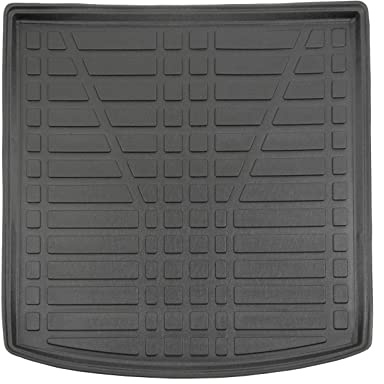 SCOUTT | Kofferraumwanne Laderaumwanne Kompatibel mit Golf 5, 6, Kombi 2003-2013, mit Hoher Rand, Kofferraum-Schutzmatte, Geriffelt