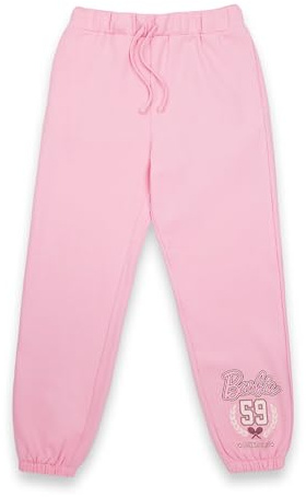 Barbie femmes jogging en rose | Mesdames Malibu Tennis Club 1959 Long Leg Graphic Bottoms | Sports Crest Vintage Style survêtement pantalon de survêtement | Poupée film vêtements pour elle