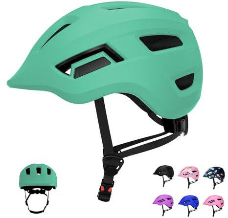 FAYDUDU Kleinkind Helm Kinder Fahrradhelm Baby Multi-Sport Verstellbarer Helm Sporthelm Radfahren Fahrrad Roller Skateboard Helm Leicht für Kinder Jungen Mädchen von 2-8 Jahren Alt (Grün, S)