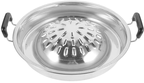 MAGICLULU Aluminum Portable Pan Grill with Handle for Outdoor Barbecue