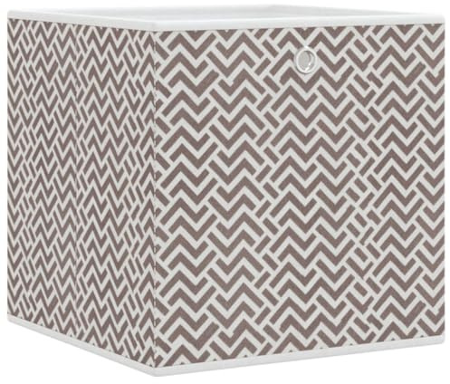 vidaXL Scatole Portaoggetti 10 pz 32x32x32 cm Tessuto Non Tessuto, Scatola di immagazzinaggio Pieghevole, unità di stoccaggio cubo, Scatola di immagazzinaggio cubo