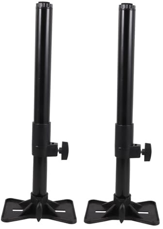 VILLCASE Lot De 2 Supports De Lavabo Sous Plan Support D'Évier Inférieur Support De Poteau Réglable Pour L'Installation D'Un Évier Supports D'Évier Sous Plan Tige De