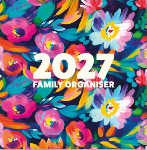 2027 Family Organiser Square Wall Calendar Planner 5 Column Appointments