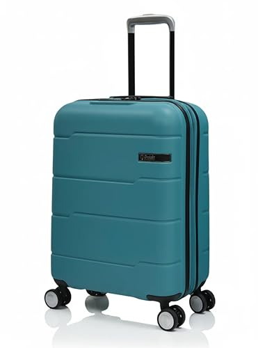 Maleta de Cabina Rígida 55x40x20 cm Expandible, Equipaje de Mano ABS 41L con Cerradura TSA, 4 Ruedas Dobles 360° y Asa Telescópica, Compatible con Ryanair, Vueling y EasyJet – Verde Esmeralda