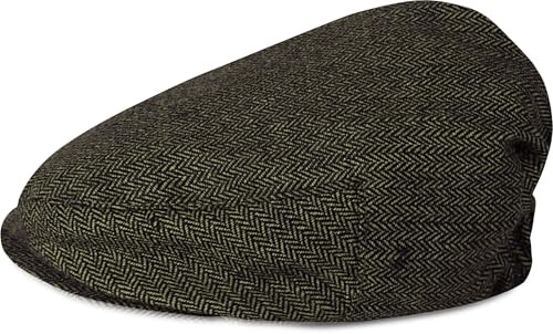 mintgreen Boina plana para bebés, gorra de tweed de espiga para niños, estilo repartidor de periódicos, panadero, Salvia Oscura, 2-3 Años