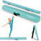 ZERRO Schwebebalken für Zuhause Kinder, 240cm Balken Turnen Faltbare, Turnbalken Gymnastik Balance, Grün