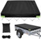 KQWVZ Telone Per Rimorchio, 214 x 122 x 13 cm Telo Per Rimorchio, Tessuto Oxford 420D Telone Impermeabile con Corda per Telone 8m e Strisce Riflettenti, Telo Rimorchio per Rimorchi Auto da 750 kg