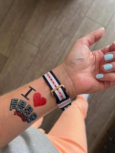 Uvimark - 25 Tatuajes Personalizados 4x4 cm con tu Foto o Diseño