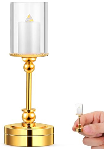 TOYANDONA 1 12 Scale Miniature Dollhouse Accessories Realistic Mini Table Lamp 2.13X0.75In Small Dollhouse Furniture Decoration for Collectors and Fairy Garden Scenes