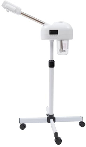 Vapeur pour le visage - Sauna facial - Nettoyeur de pores - Rotatif à 360° - Appareil vapeur pour le visage, hauteur et temps réglables
