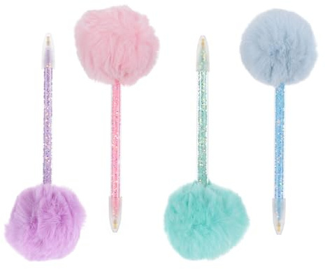 SMASOLO Stylo à Percer pour Broderie Point de Croix 4 Pcs Petite Taille Boule Duveteuse Outil Nail Art DIY Accessoire Peinture Diamant Couleur Aléatoire