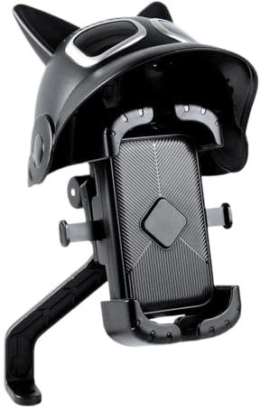 Motorcykelmobilhållare 360 graders roterande hjälmdesignfäste | Passar 3,5–7,2 Tum Styre Mobilhållare För Backspegel, Mountainbike, Terrängcykling, Utomhuscykling, Stadsgata, Pendling,