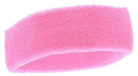 HshDUti Sport-Stirnbänder für Damen und Herren, leichtes Schweißband, Feuchtigkeitstransport, Workout-Schweißbänder für Laufen, Cross-Training, Yoga und Fahrrad, Unisex, Rosa