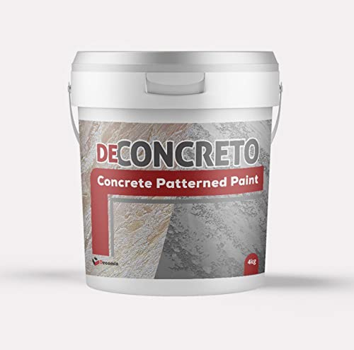 DECONCRETO - BIG SIZE - Concrete Effected Decorative Paint - Exclusive Textured Touch - 20 KG