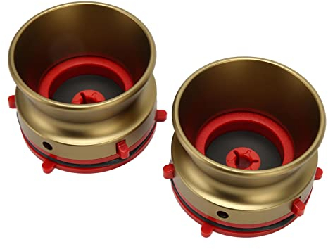 Ouvreur de 10 Pouces, Dispositif de Chargement Universel Poli Empêchant les Secousses des Adaptateurs de Moyeu NAB Portables pour Magnétophone Bobine à Bobine (Bronze)