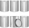 MEETOZ 6 PCS 1 Litre Empty Paint Cans With Lids,Empty Unlined Paint Cans with Lids,for Arts and Crafts, DIY Projects, Painting,Arts and Crafts Paint Cans