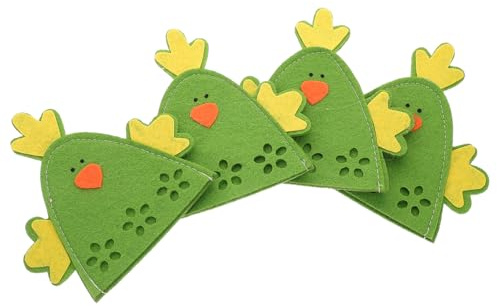 NUOBESTY 4pezzi Copriuova Forma Sacchetti Per Conservare Uova Coperture Decorative Riutilizzabili Decorazioni Per Feste Articoli Per Feste Primaverili