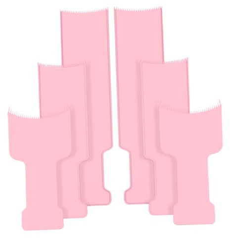 VINTORKY 6 Pezzi Pettine per Mèches e Spazzola per Parrucchieri per Salon e Domestico Materiale Resistente e Design Ergonomico per Comfort Ottimale