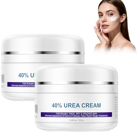 Urea Cream - Crema di urea al 40%, esfoliante e unguento screpolato, idratante, per mano, piedi, viso e corpo, rimuove le cellule morte della pelle