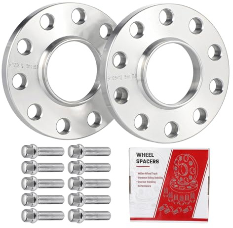 Spurverbreiterung 30 mm (2x15 mm) 5x112 Nabendurchmesser 66,6 mm inkl. Radschrauben M14x1,5 – Spurplatten Set passend Kompatibel mit Mercedes-Benz